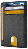 Cartera Delgada RFID Bloqueo Minimalista Titular de la Tarjeta para Crédito Tarjetero Carteras de Cuero Regalo Hombres Mujeres Slim Wallet RFID Blocking Minimalist Credit Card Holder Leather Wallets