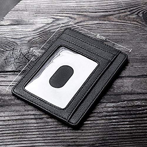 Cartera Delgada RFID Bloqueo Minimalista Titular de la Tarjeta para Crédito Tarjetero Carteras de Cuero Regalo Hombres Mujeres Slim Wallet RFID Blocking Minimalist Credit Card Holder Leather Wallets