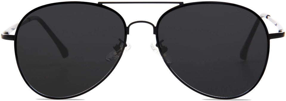 Sojos Gafas De Sol Aviador Clásico Unisex Marco Metal Lente Espejo Doble Puente SJ1030