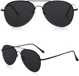 Sojos Gafas De Sol Aviador Clásico Unisex Marco Metal Lente Espejo Doble Puente SJ1030