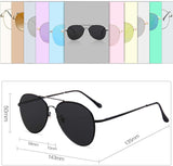 Sojos Gafas De Sol Aviador Clásico Unisex Marco Metal Lente Espejo Doble Puente SJ1030