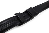 SIGLO® Cinturón para Hombres de Piel con Hebilla Automática y Diseño sin Agujeros, Tamaños 30-44