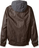 Urban Republic - Chamarra de Piel sintética para Hombre