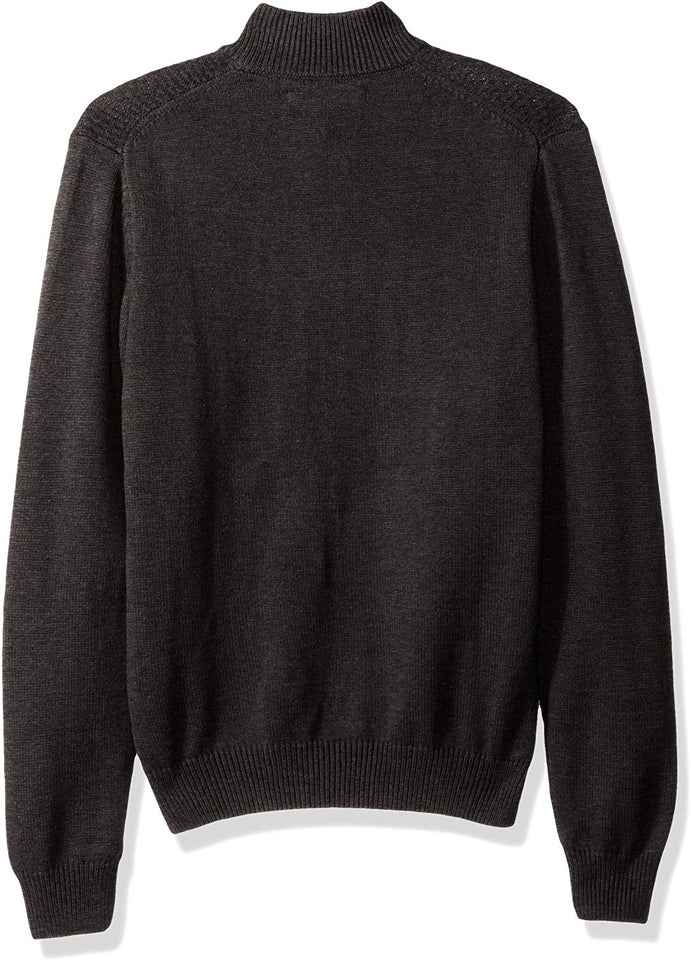 Perry Ellis - Suéter de Cuello Alto con Textura sólida para Hombre