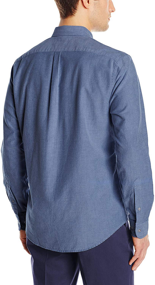 Goodthreads Men's Standard-Fit Long-Sleeve Solid Oxford Shirt