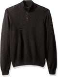 Perry Ellis - Suéter de Cuello Alto con Textura sólida para Hombre