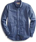 Goodthreads Men's Standard-Fit Long-Sleeve Solid Oxford Shirt